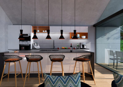 Beton-Glas Haus